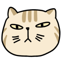 質問する猫の画像